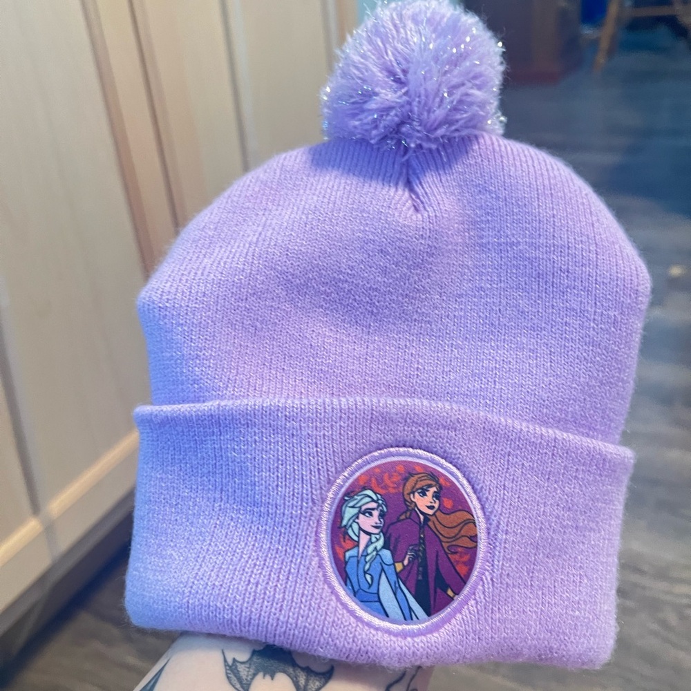 🏰 Disney’s Frozen Purple Beanie for kids